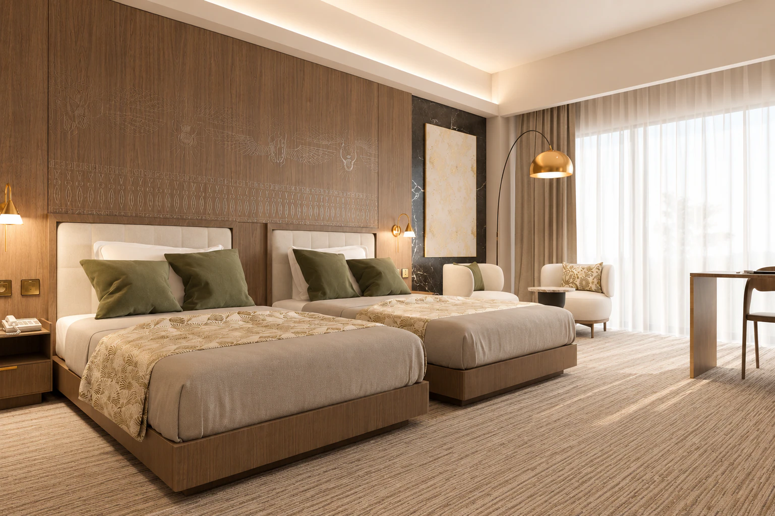 El Farida Hotel Room hero image
